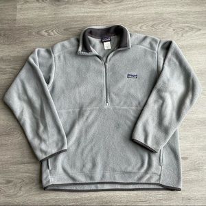 PATAGONIA SYNCHILLA GRAY QUARTER ZIP